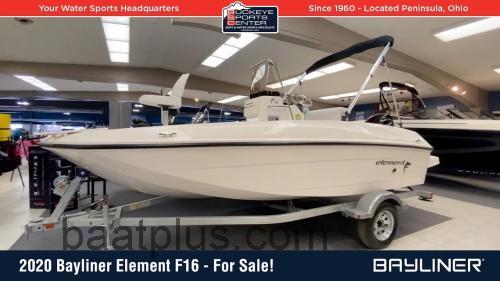 Bayliner Element F16 Spesifikasjoner og anmeldelser